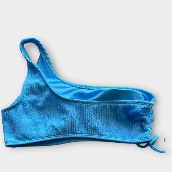 Salt & Cove Junior Swim Sandy Ribbed One Shoulder top - Picture 4 of 5